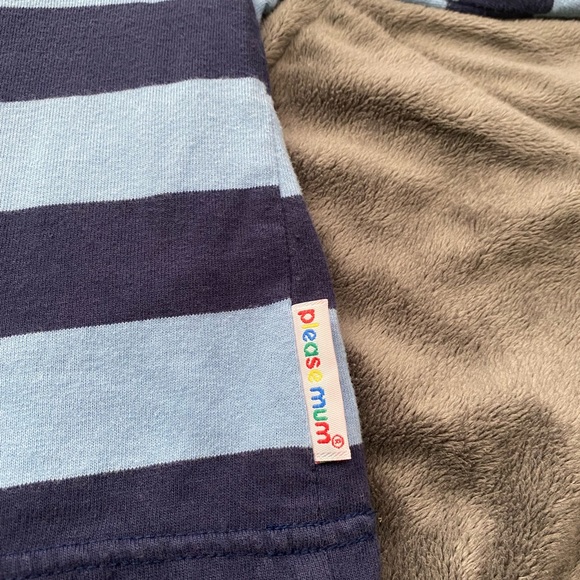 *SALE* Please Mum Navy & Blue Striped Toddler Long-sleeve 18M - Picture 4 of 4